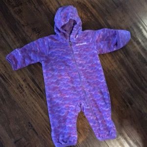 Columbia fleece baby bunting
